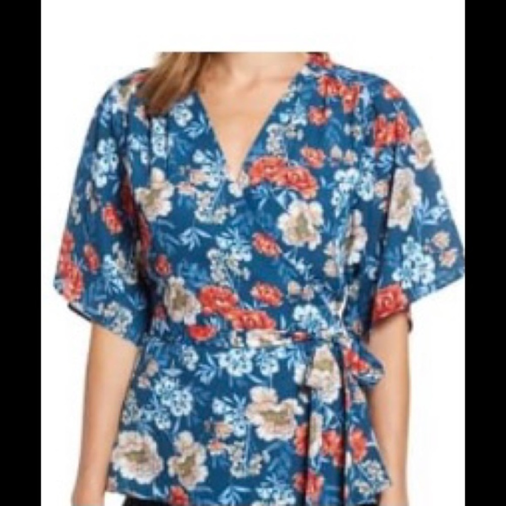Gibson & Latimer Kimono Wrap Top